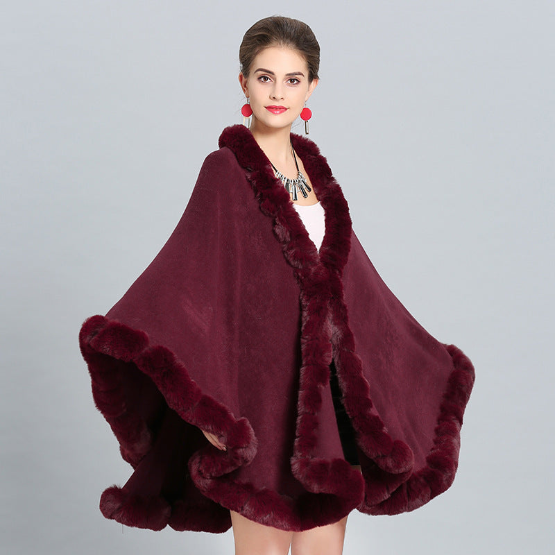 New Knitted Scarf Shawl Cape