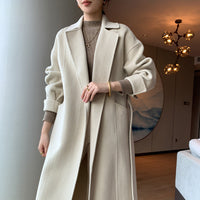 Double-faced Cashmere Coat Women's Blazer Jacket