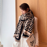 British Classic Cashmere Double-Sided Scarf Women