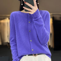 Autumn And Winter Bottoming Round Neck Long Sleeve Loose Top