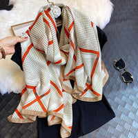 Women's Winter Korean Style All Match Rhombus Scarf