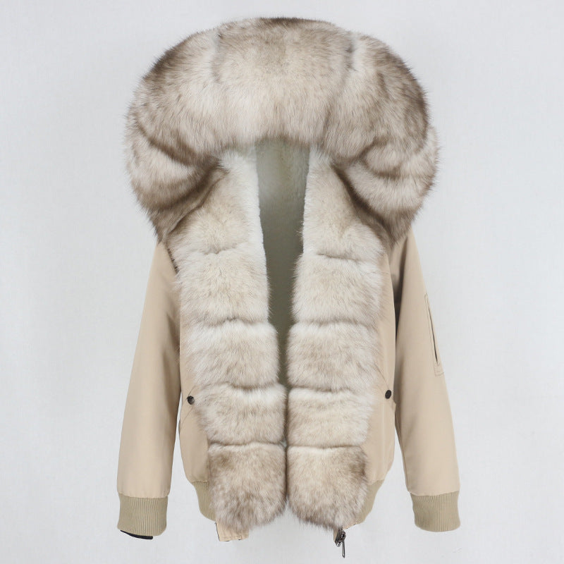 Parka Thick Raccoon Fur Liner Jacket Fur