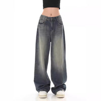Loose Slimming And Wide Leg Straight Pants