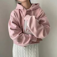 Women's Hooded Sweater Loose All-matching