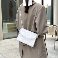 Summer Internet Influencer Pearl Chain Shoulder Bag