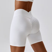 Zechuang European And American Nude Feel Tight Yoga Shorts Women