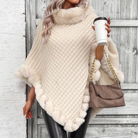 V-neck Pullover Hemp Pattern Sweater Coat