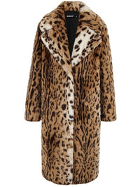 European And American Leather Fur Coat Leopard Fur Extended Artificial Wool