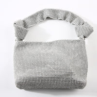 Dinner Set With Diamonds Hand-knotted Rhinestone Evening Bag