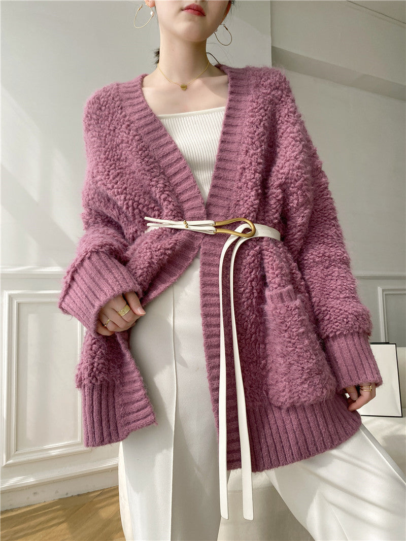 Women's Padded Sweater Cardigan Jacket