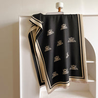 Bee Print Scarf Fashionable Outerwear Shawl