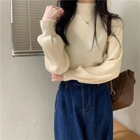 Lazy Outer Wear Women's Bottoming Knitted Sweater