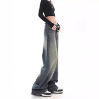 Loose Slimming And Wide Leg Straight Pants