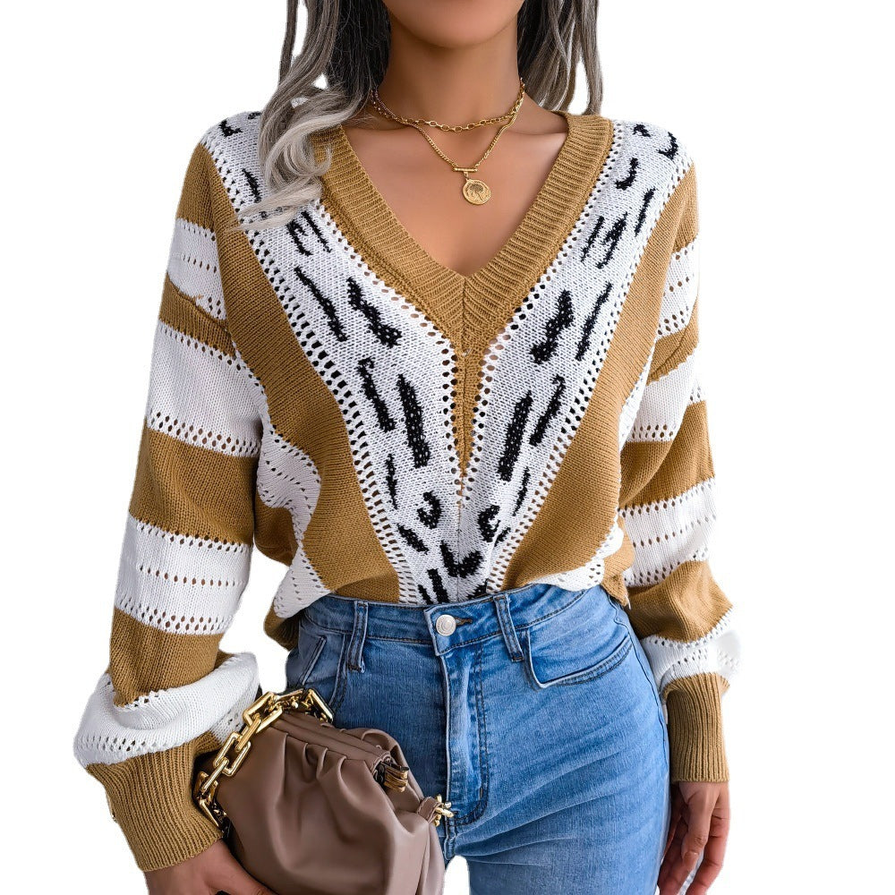 Women's Turtleneck Twist Knitted Jacket Pullover