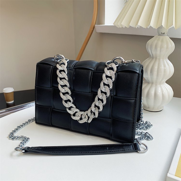 Chain Diagonal Bag Korean Style Wild One Shoulder