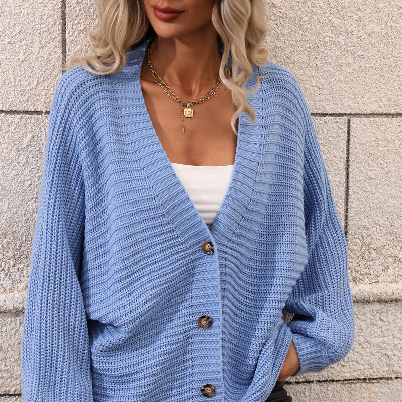 Women's Knitted Cardigan Loose Sweater