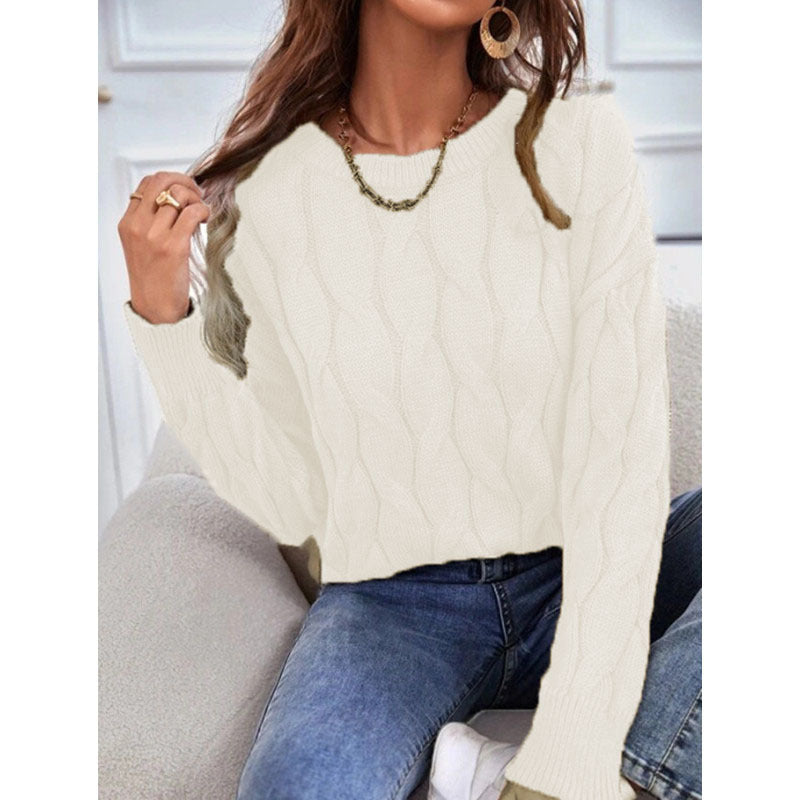 Women's Autumn And Winter Loose Knitting Pullover Sweater Coat