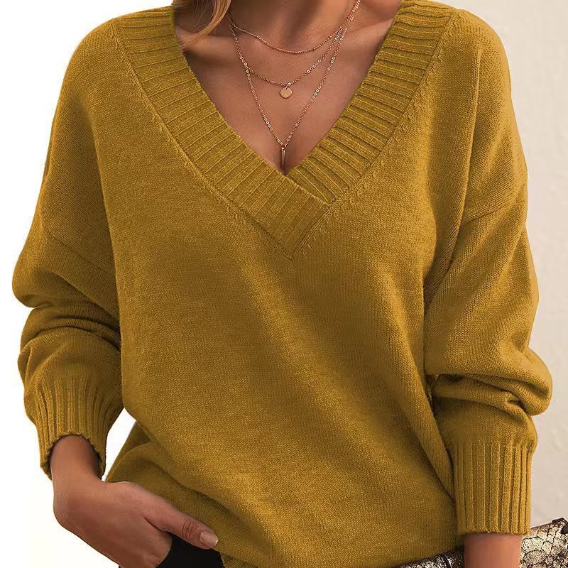 Women's Fashion Casual Versatile Knit Shirt