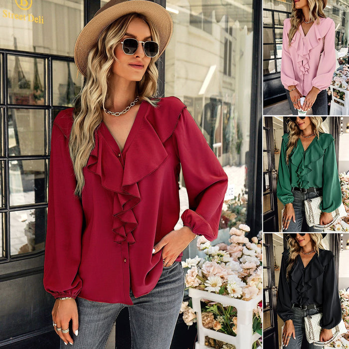 Long Sleeve Comfortable Shirt Spring And Autumn Top