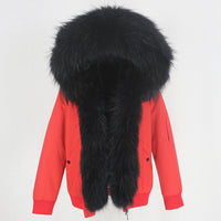 Parka Thick Raccoon Fur Liner Jacket Fur