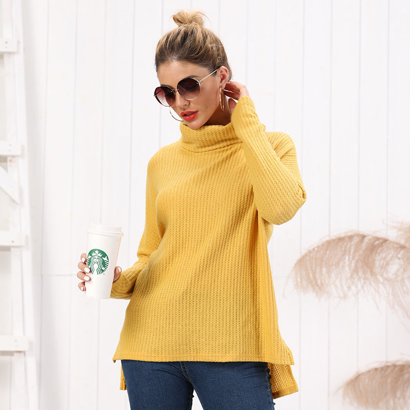 Fashion High Collar Women's Sweater