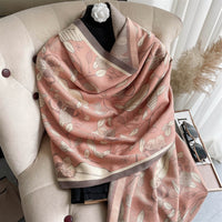 Women's Jacquard Tassel Decorative Shawl Scarf