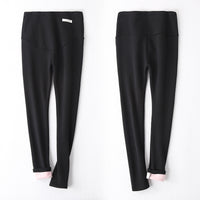 New Silver Fox Velvet Thickened Pregnant Women's Legging Trousers