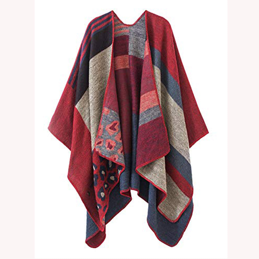 European And American Street Classic Fashion Wave Shawl