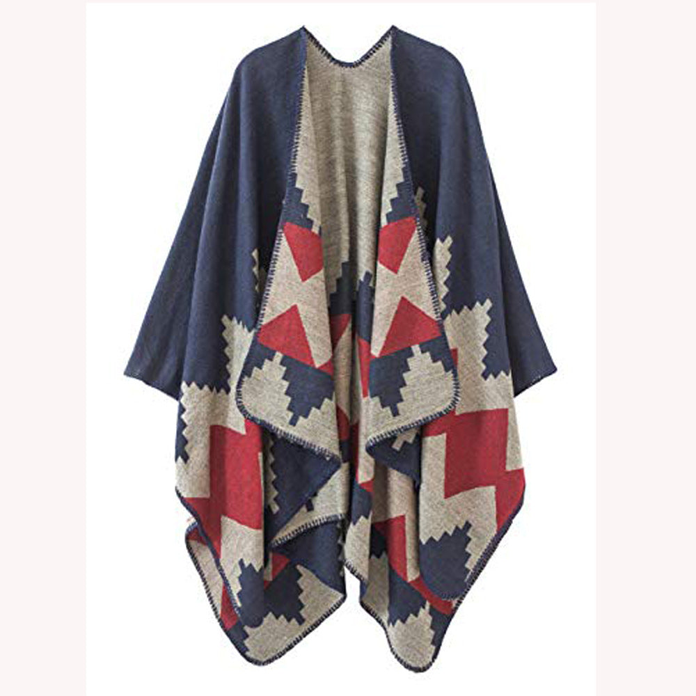 European And American Street Classic Fashion Wave Shawl