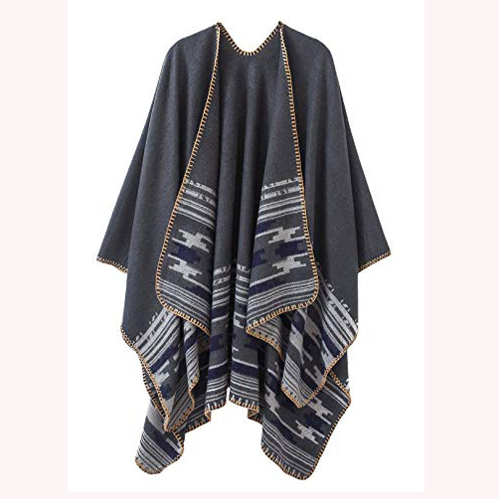 European And American Street Classic Fashion Wave Shawl