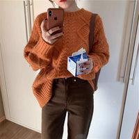 Student Versatile Top Comfortable Knitwear Coat