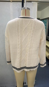 Temperament Age-reducing Loose Casual Sweater Coat