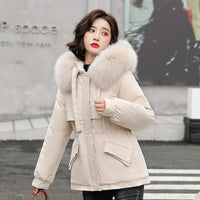 Temperament Short Warm Padded Womens Jacket