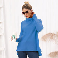 Fashion High Collar Women's Sweater