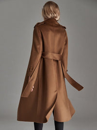 Fashionable Long Knee Length Woolen Jacket