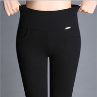 Ladies black pencil pants