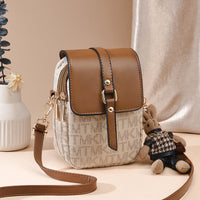 Women's Retro Multi-layer Messenger Mobile Phone Bag