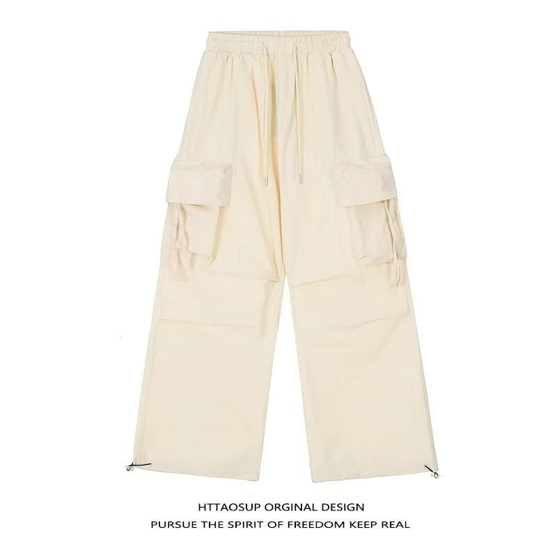 Loose Design Casual Mopping American Retro Trousers Women