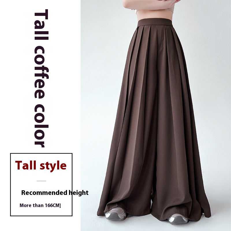 Suit Wide Leg Pants Women's Drooping Slimming Big Leg Mop Pants