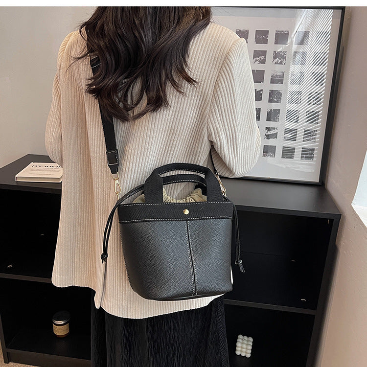 Popular All-matching Crossbody Portable Bucket Bag