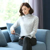 Turtleneck Pullover Short Loose Cashmere Knitted Mink Velvet Bottoming Shirt Sweater