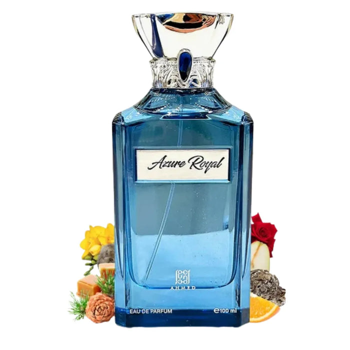Azure Royal Eau De Parfum 100ML – Unisex Fruity Floral Fragrance by Ahmed Al Maghribi
