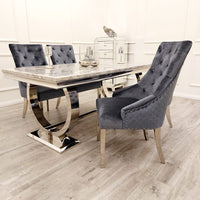 Bentley Chrome Dining Chair