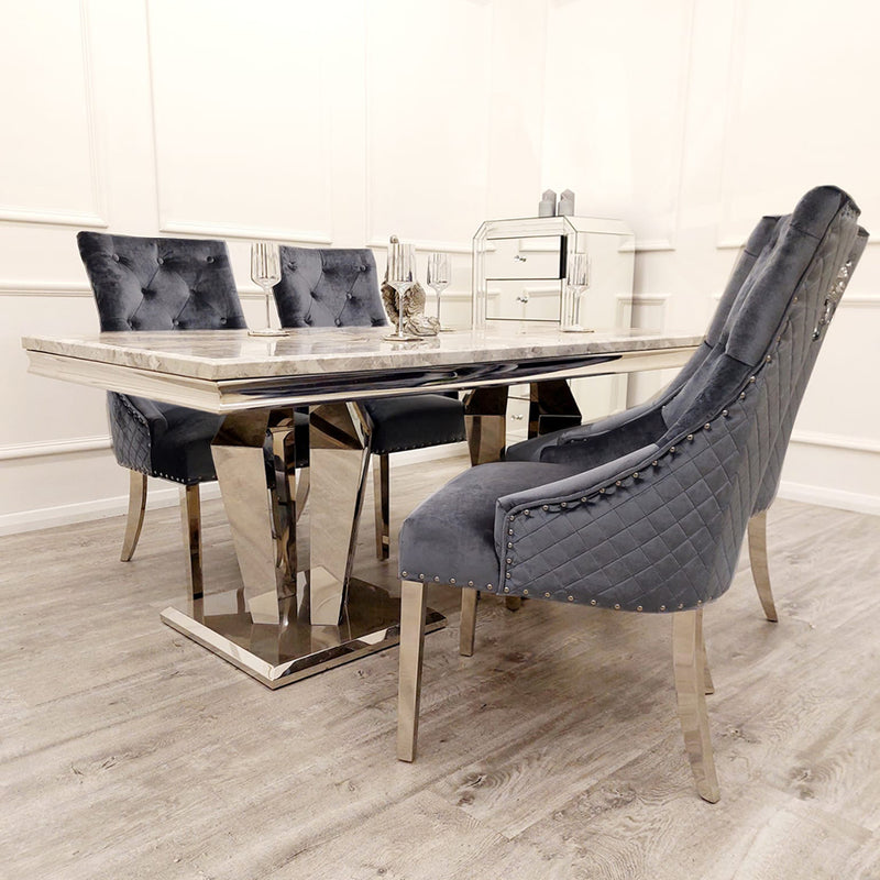 Bentley Chrome Dining Chair