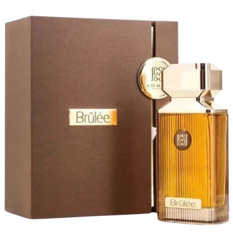 Brèlé perfume bottle with packaging on a white background