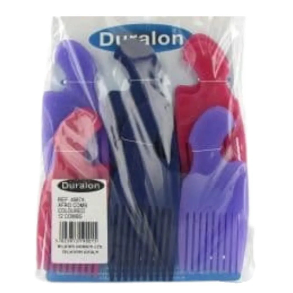 Duralon Afro Combs 12 Pack