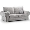 Vegas Chesterfield Sofa 3+2 Seater Light Grey