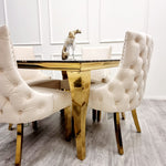 Kensington Dining Chair Gold Legs