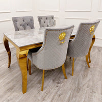 Louis Gold Dining Table