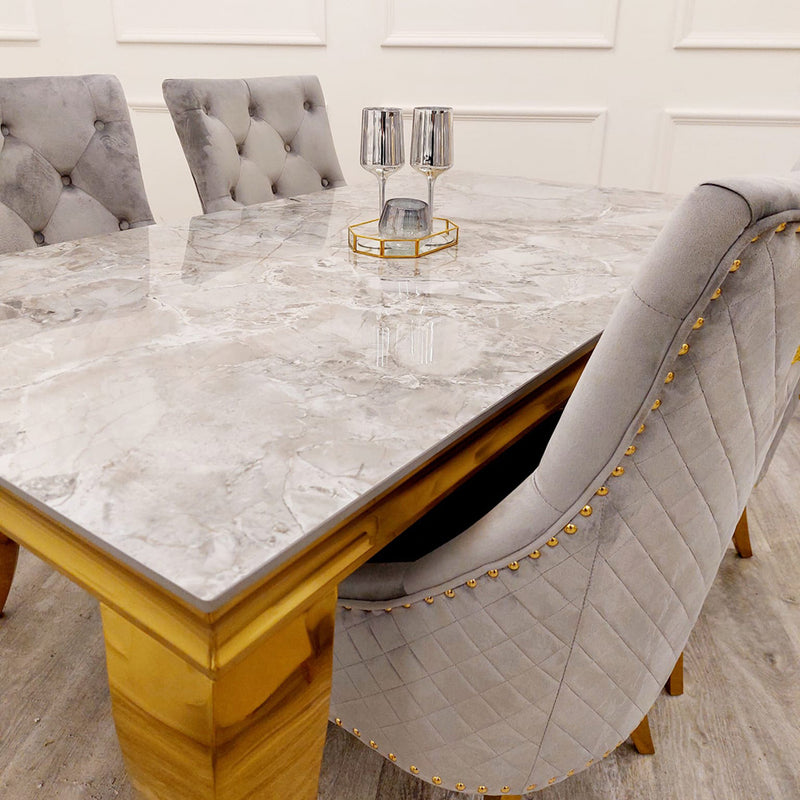 Louis Gold Dining Table